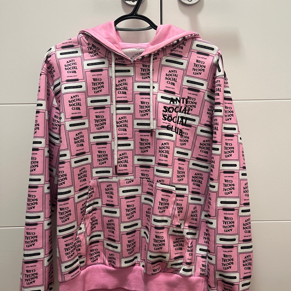 Anti Social Social Club Light Pink Hoodie